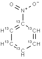 NITROBENZENE (13C6) Struktur