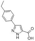 3-(4-乙基苯基)-1H-吡唑-5-羧酸, 890591-84-1, 结构式