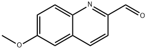 6-METHOXY-QUINOLINE-2-CARBALDEHYDE Structure