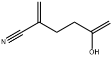 5-Hexenenitrile, 5-hydroxy-2-methylene- (9CI) Struktur