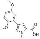 3-(2,5-DIMETHOXYPHENYL)-1H-PYRAZOLE-5-CARBOXYLIC ACID Structure