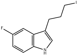5-FLUORO-3-(3-IODOPROPYL)-1H-INDOLE Structure