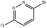 3-ブロモ-6-クロロピリダジン 化学構造式