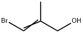3-溴-2-甲基-2-丙烯-1-醇,89089-31-6,结构式