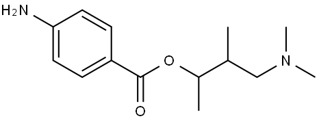 3-(dimethylamino)-1,2-dimethylpropyl p-aminobenzoate