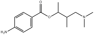 3-(dimethylamino)-1,2-dimethylpropyl p-aminobenzoate