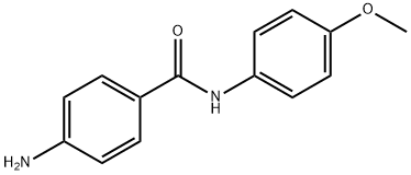 4-氨基-N-(4-甲氧基苯基)苯甲酰胺, 891-35-0, 结构式