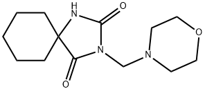 3-(Morpholinomethyl)-1,3-diazaspiro[4.5]decane-2,4-dione Structure