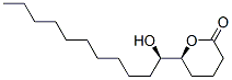 (6S)-Tetrahydro-6-[(R)-1-hydroxyundecyl]-2H-pyran-2-one Struktur