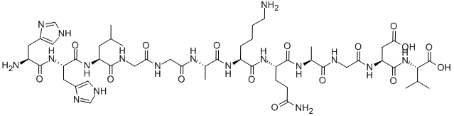 纤维蛋白原结合抑制剂肽, 89105-94-2, 结构式