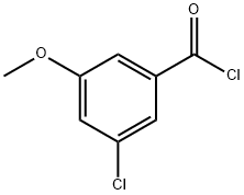 3-クロロ-5-メトキシベンゾイルクロリド 化学構造式