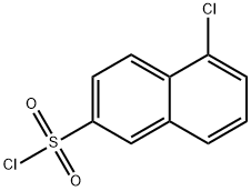 5-Chloronaphthalene-2-sulfonyl Chloride Struktur