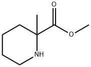 2-メチル-2-ピペリジンカルボン酸メチル 化学構造式