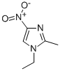 1-ETHYL-2-METHYL-4-NITRO-1H-IMIDAZOLE Structure