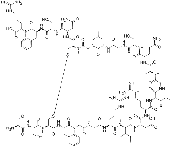 ATRIOPEPTIN II (RAT), 89139-54-8, 结构式