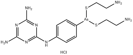 melaminylthioarsenate Struktur