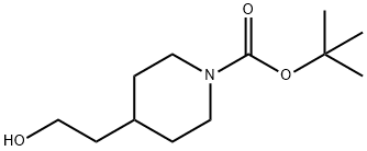 N-Boc-4-哌啶乙醇,89151-44-0,结构式