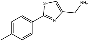 C-(2-P-TOLYL-THIAZOL-4-YL)-METHYLAMINE Struktur