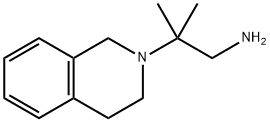 2-(3,4-二氢-2(1H)-异喹啉基)-2-甲基-1-丙胺 结构式