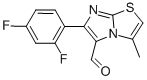 6-(2,4-DIFLUOROPHENYL)-3-METHYLIMIDAZO[2,1-B]THIAZOLE-5-CARBOXALDEHYDE Structure