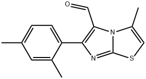 6-(2,4-DIMETHYLPHENYL)-3-METHYLIMIDAZO[2,1-B]THIAZOLE-5-CARBOXALDEHYDE Structure
