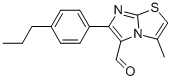 3-METHYL-6-(4-PROPYLPHENYL)IMIDAZO[2,1-B]THIAZOLE-5-CARBOXALDEHYDE Structure
