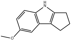 CYCLOPENT[B]INDOLE, 1,2,3,4-TETRAHYDRO-7-METHOXY- Structure