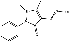1,5-DIMETHYL-3-OXO-2-PHENYL-2,3-DIHYDRO-1H-PYRAZOLE-4-CARBALDEHYDE OXIME Structure