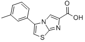 3-(3-METHYLPHENYL)IMIDAZO[2,1-B]THIAZOLE-6-CARBOXYLIC ACID Structure