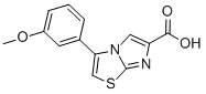 3-(3-METHOXYPHENYL)IMIDAZO[2,1-B]THIAZOLE-6-CARBOXYLIC ACID Structure