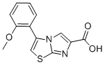 3-(2-METHOXYPHENYL)IMIDAZO[2,1-B]THIAZOLE-6-CARBOXYLIC ACID Struktur