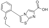 3-(2-ETHOXYPHENYL)IMIDAZO[2,1-B]THIAZOLE-6-CARBOXYLIC ACID Struktur