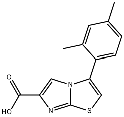 3-(2,4-DIMETHYLPHENYL)IMIDAZO[2,1-B]THIAZOLE-6-CARBOXYLIC ACID Structure
