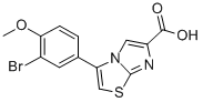 3-(3-BROMO-4-METHOXYPHENYL)IMIDAZO[2,1-B]THIAZOLE-6-CARBOXYLIC ACID Structure