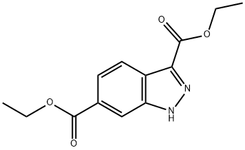 1H-INDAZOLE-3,6-DICARBOXYLIC ACID DIETHYL ESTER Structure