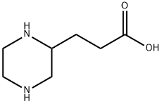 3-PIPERAZIN-2-YL-PROPIONIC ACID Structure