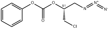 2-Azido-1-(chloromethyl)ethyl Carbonic Acid Phenyl Ester Struktur