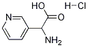 2-氨基-2-(3-吡啶基)乙酸盐酸盐, 891789-91-6, 结构式