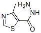 5-Thiazolecarboxylic  acid,  4-methyl-,  hydrazide Struktur