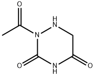 as-Triazine-3,5(2H,4H)-dione, 2-acetyldihydro- (7CI) Struktur