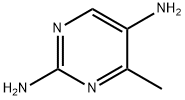 Pyrimidine, 2,5-diamino-4-methyl- (7CI) Struktur