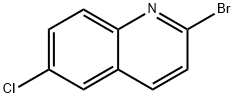 2-ブロモ-6-クロロキノリン 化学構造式