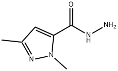 1,3-DIMETHYLPYRAZOLE-5-CARBOHYDRAZIDE Structure