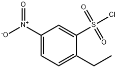 2-Ethyl-5-nitrophenylsulfonyl chloride Struktur