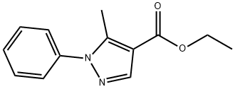 5-甲基-1-苯基-1H-吡唑-4-甲酸乙酯, 89193-16-8, 结构式