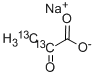 丙酮酸-2,3-13C2 钠盐,89196-78-1,结构式