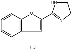 2-(2-BENZOFURANYL)-2-IMIDAZOLINE HYDROCHLORIDE Struktur