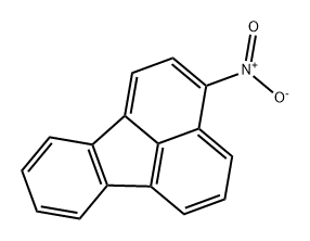 3-ニトロフルオランテン 化学構造式