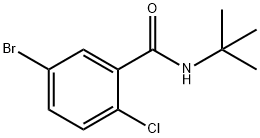 5-Bromo-N-t-butyl-2-chlorobenzamide Structure