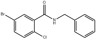 BENZYL 5-BROMO-2-CHLOROBENZAMIDE, 892018-65-4, 结构式